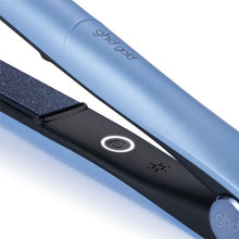 Load image into Gallery viewer, NEW GHD GOLD HAIR STRAIGHTENER IN ICY BLUE